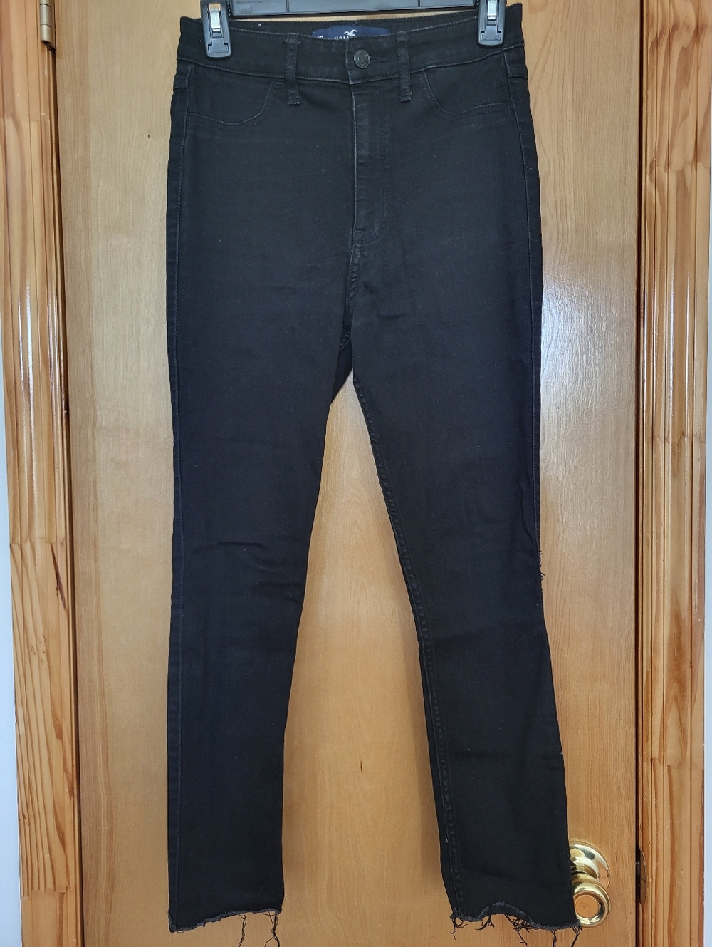 Hollister Black Ultra High Rise Super Skinny Jeggings